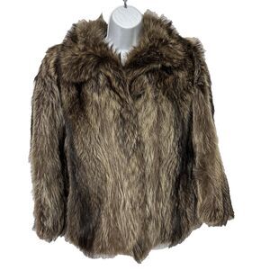 Vintage Woman's Fur Coat - Genuine Raccoon